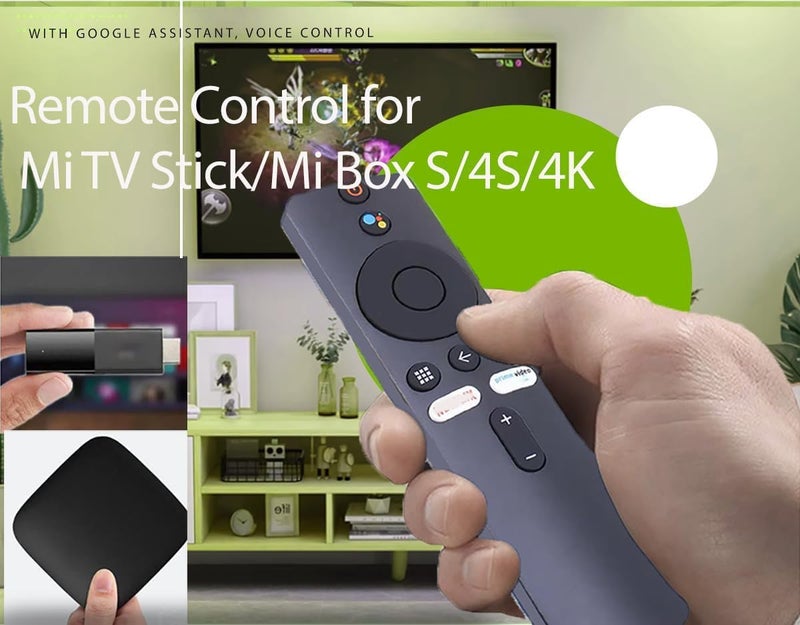 Lelukee Remote Control for Xiaomi Mi TV Stick/MI Box 4S 4K Replacement Remote Control for Xiaomi Mi TV Stick with Bluetooth and Voice Control - Image 5