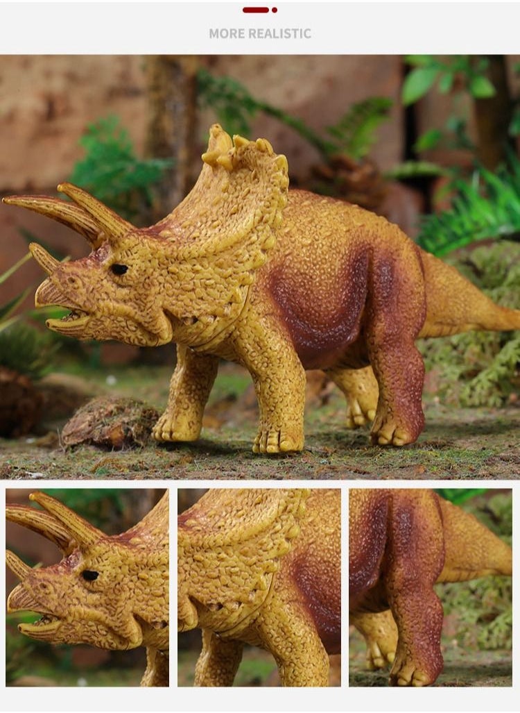 LOVET - Dinosaur Toys 104 Pieces with Dinosaur Figures & Trees for Creating a Dino World Including T-rex, Triceratops, etc, with Storage Box, Perfect Dinosaur Playset for 3+ Years Old Kids - Image 1