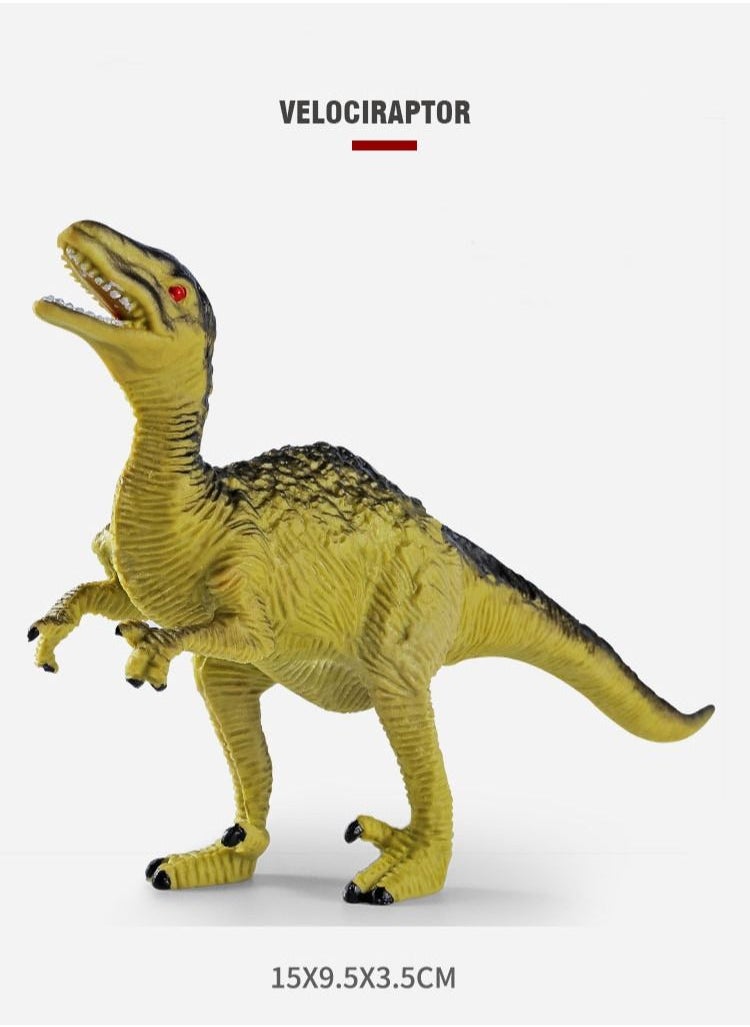 LOVET - Dinosaur Toys 104 Pieces with Dinosaur Figures & Trees for Creating a Dino World Including T-rex, Triceratops, etc, with Storage Box, Perfect Dinosaur Playset for 3+ Years Old Kids - Image 1