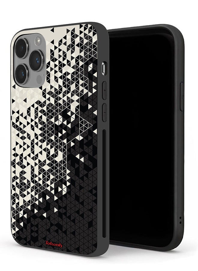 Tolwak - Apple iPhone 14 Pro Protective Case Pattern Digital Art Triangle - Image 1