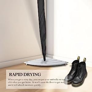 Dhadh Instant Drying Stone Sink Tray for Bathroom Counter Corner Diatomaceous Earth Water Absorbing Sink Caddy Stone Plate Modern Sponge Holder Drying Mat for Kitchen Sink Corner - Image 3