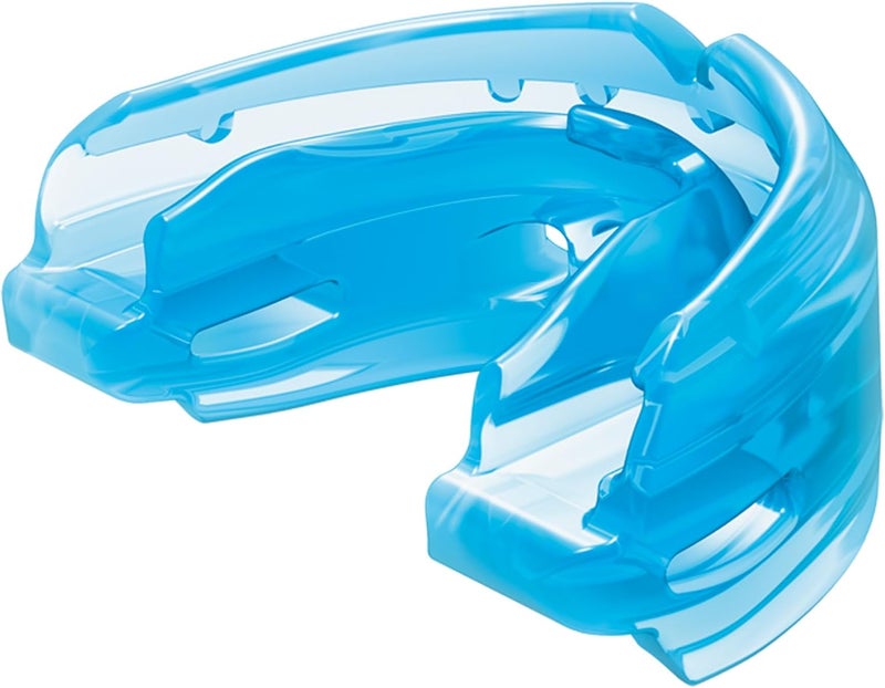 Shock Doctor Double Braces Strapless Mouthguard for Kids and Adults - Blue - Ideal for Contact Sports - Image 1