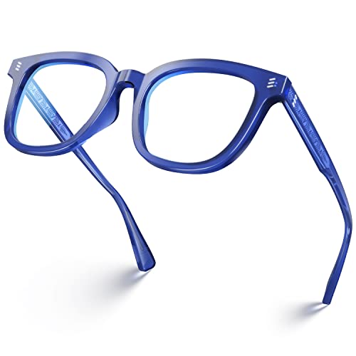 VISOONE Square Blue Light Blocking Glasses TR90 Anti Glare Computer Gaming for Women Men NOE - Image 2