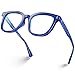 VISOONE Square Blue Light Blocking Glasses TR90 Anti Glare Computer Gaming for Women Men NOE - Image 1