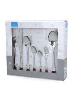 Amefa 38-Piece Ergonomic Handle Austin Cutlery Set Silver 2267AAT0X1C40  - Image 5