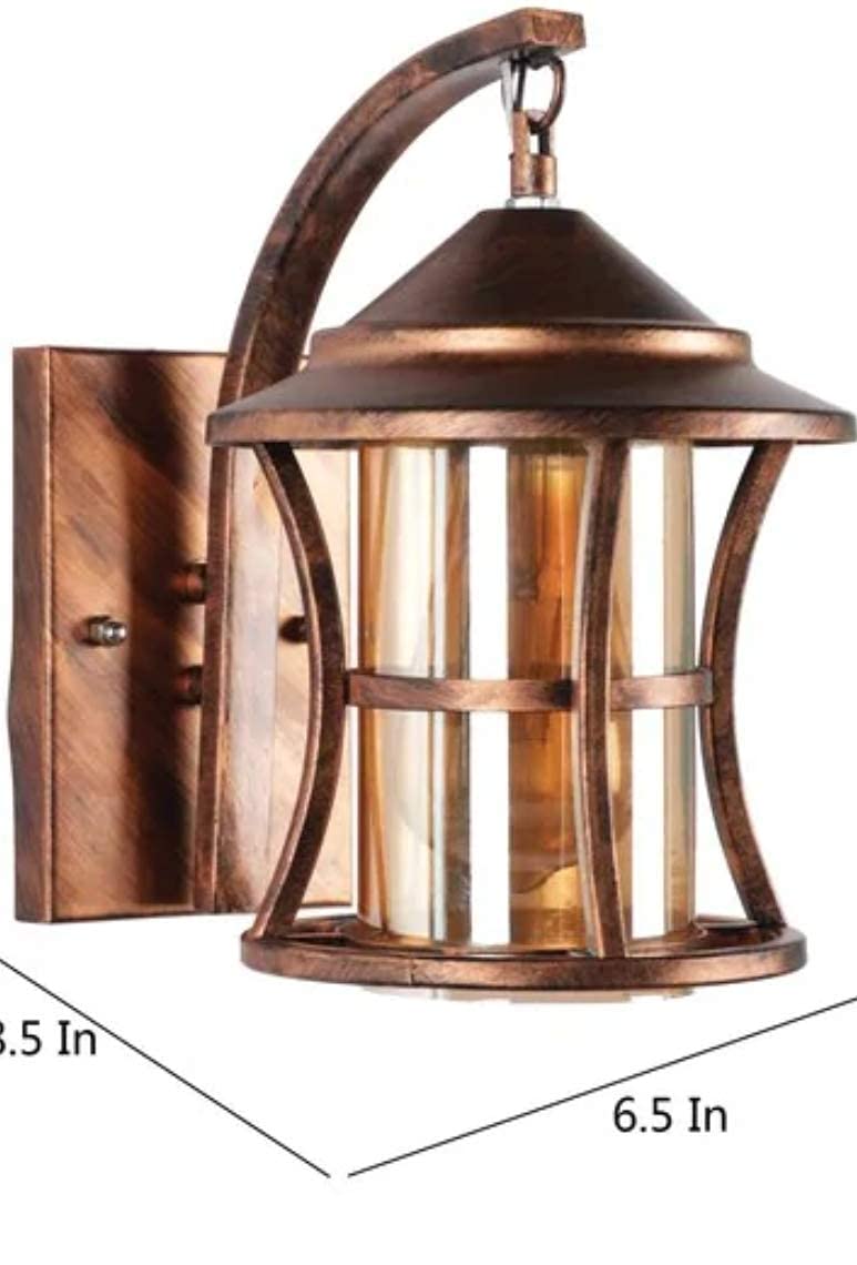 Lyse Decor Decorative Wall Hanging Light for Living Room, Wall Lamp Sconce for Home Decoration (Antique Copper) - Image 5