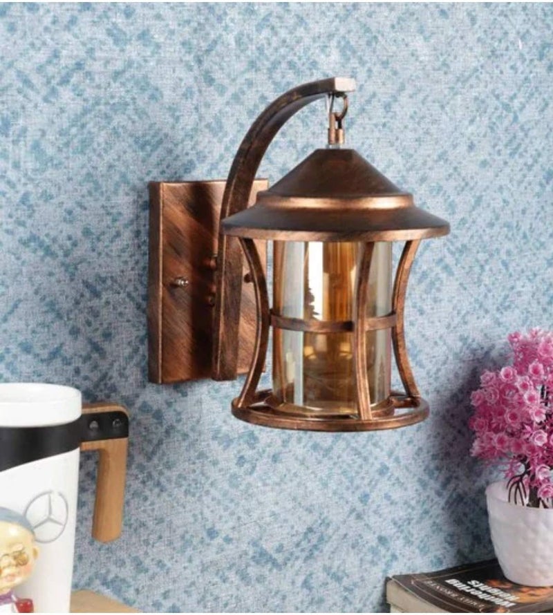 Lyse Decor Decorative Wall Hanging Light for Living Room, Wall Lamp Sconce for Home Decoration (Antique Copper) - Image 2