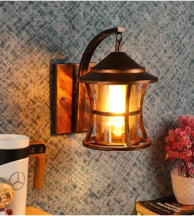 Lyse Decor Decorative Wall Hanging Light for Living Room, Wall Lamp Sconce for Home Decoration (Antique Copper) - Image 3