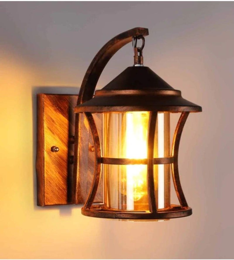 Lyse Decor Decorative Wall Hanging Light for Living Room, Wall Lamp Sconce for Home Decoration (Antique Copper) - Image 1