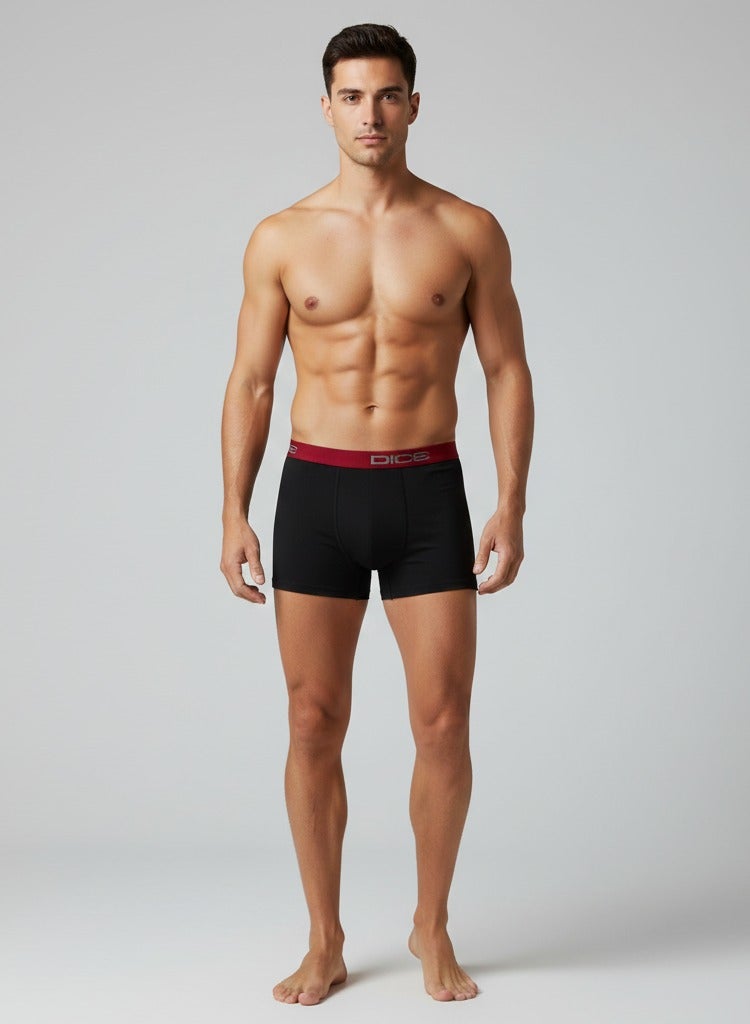 DICE Men's 4-Pack Boxer Briefs Multipack, Comfortable Underwear Set, Elastic Waistband - Image 4