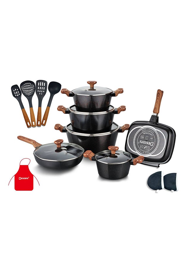 DESSINI 19Pcs Granite Cookware Set 2040 - Image 1