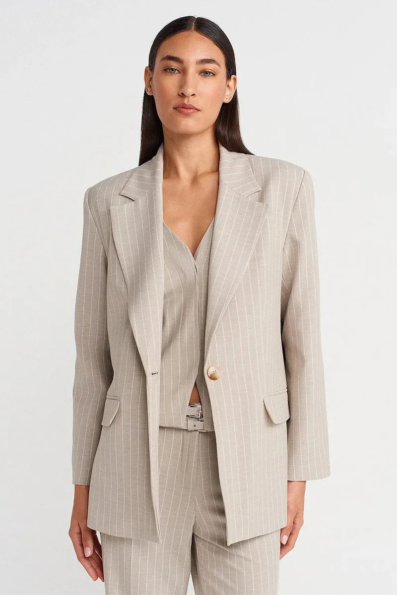 DILVIN Women's Tailored Jacket