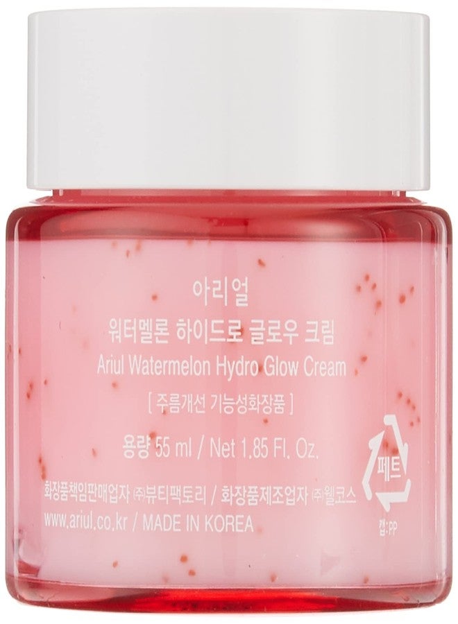 Ariul Watermelon Hydro Vital Cream (55ml) Korean Hydrating Gel Moisturizer with Watermelon Extract, Hyaluronic Acid & Niacinamide, Cooling Lightweight Face Gel Cream for Dry Dull Skin, Natural Glow Boosting Daily Moisturizer - Image 2