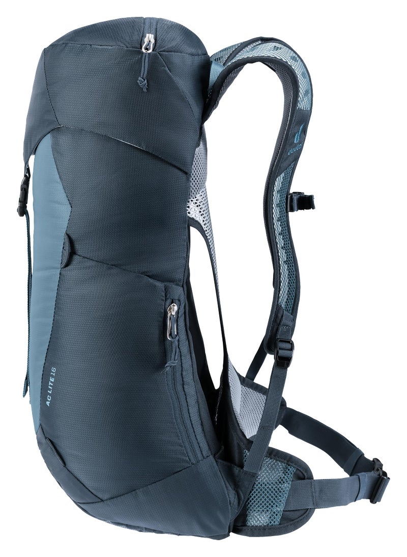 Deuter AC Lite 16L Hiking & Daypack Backpack with Steel Frame & Superior Breathability - Atlantic-Ink - Image 4