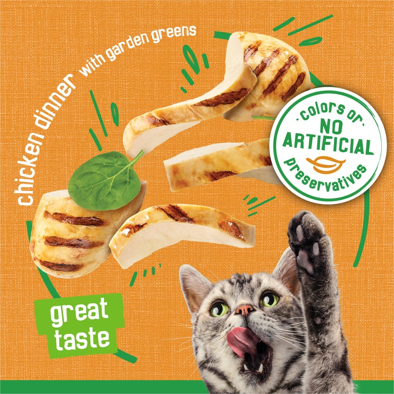 Friskies Purina Friskies Indoor Cat Food Pate Chicken Dinner With Garden Greens - (Pack of 24) 5.5 oz. Cans - Image 3