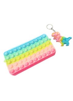 Tera13 TERA 13 Pencil Pouch for Kids (1 Pouch 1 Keychain) Pop It Pencil Pouch, Girls Pouch, Fidget Toys Keychain for Kids, Return Gifts for Kids, Pencil Case for Kids  - Image 1