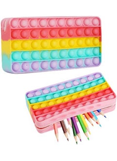 Tera13 TERA 13 Pencil Pouch for Kids (1 Pouch 1 Keychain) Pop It Pencil Pouch, Girls Pouch, Fidget Toys Keychain for Kids, Return Gifts for Kids, Pencil Case for Kids  - Image 5