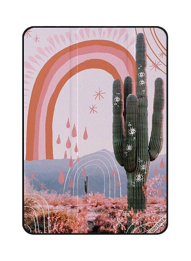 NIBEMINENT Cactus Plant Paint Art Protective Case Cover For Apple iPad Pro 2nd Gen Multicolour