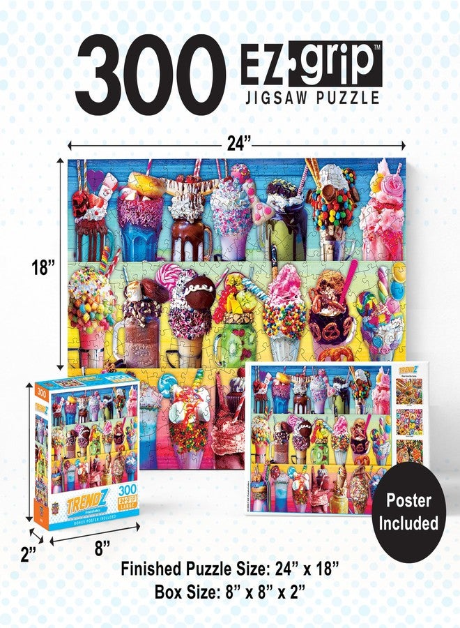 MasterPieces Trendz - Freakshakes 300pc EzGrip Puzzle Multicolor, 18" x 24" - Image 2
