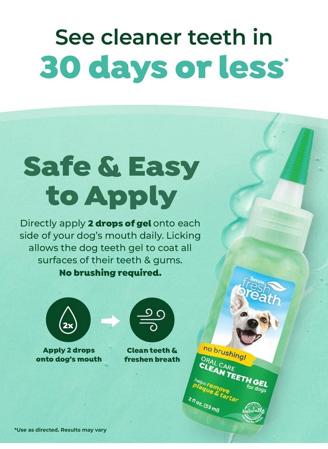 TropiClean Clean Teeth Gel For Dogs | Dog Dental Care | Dog Toothpaste | Breath Freshener | Easy Teeth Cleaning | Made In The Usa | 2 Oz.  - Image 3