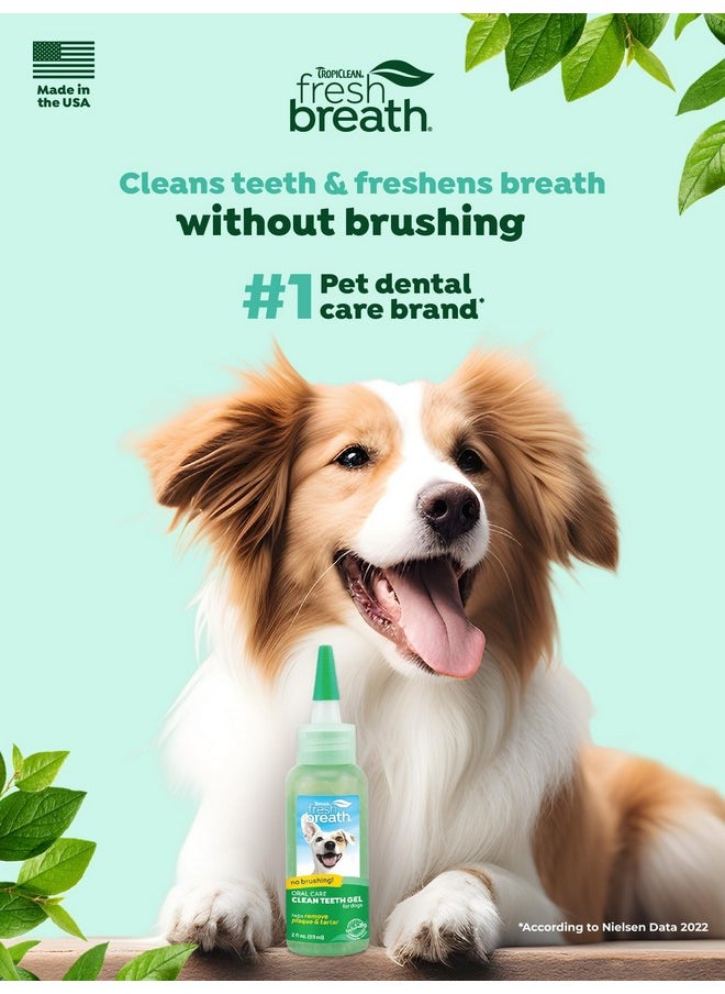 TropiClean Clean Teeth Gel For Dogs | Dog Dental Care | Dog Toothpaste | Breath Freshener | Easy Teeth Cleaning | Made In The Usa | 2 Oz.  - Image 2