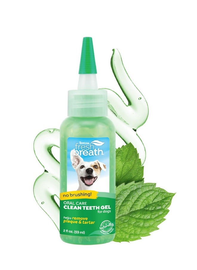 TropiClean Clean Teeth Gel For Dogs | Dog Dental Care | Dog Toothpaste | Breath Freshener | Easy Teeth Cleaning | Made In The Usa | 2 Oz.  - Image 1