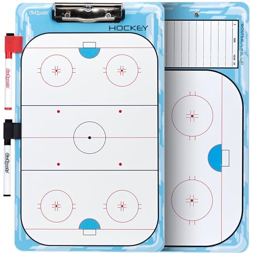 GoSports Hockey Coaches Boards - 2 Sided Premium Dry Erase Clipboards - Image 1