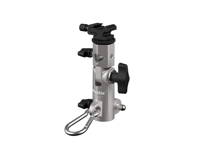 Phottix Varos Pro S Multi-Function Flash Shoe Umbrella Holder (PH87200) - Image 5