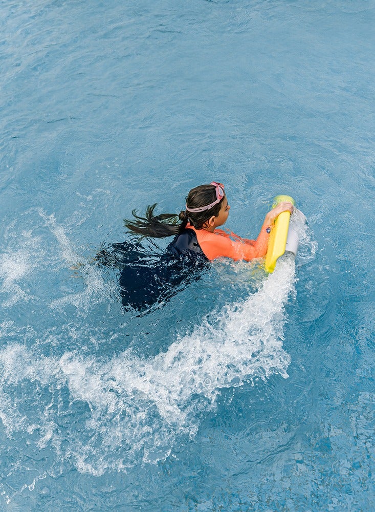 Electric Float Board Water Swimming Pool Toys Foam Floating Training Aid Exercise Equipment Board, 10x Magnification for Swim Lessons, Aqua Fitness, and Leisure Activities Yellow - Image 5