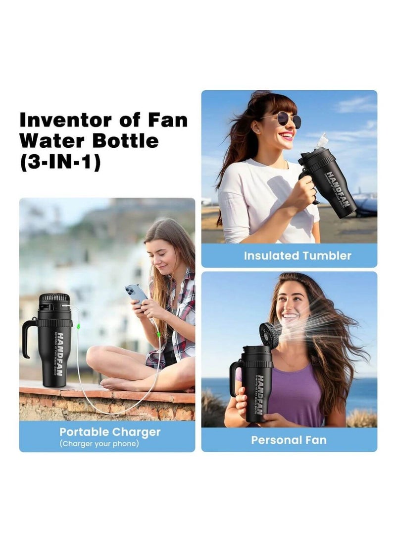 HandFan M440 Portable Water Smart Bottle with Fan - Image 2