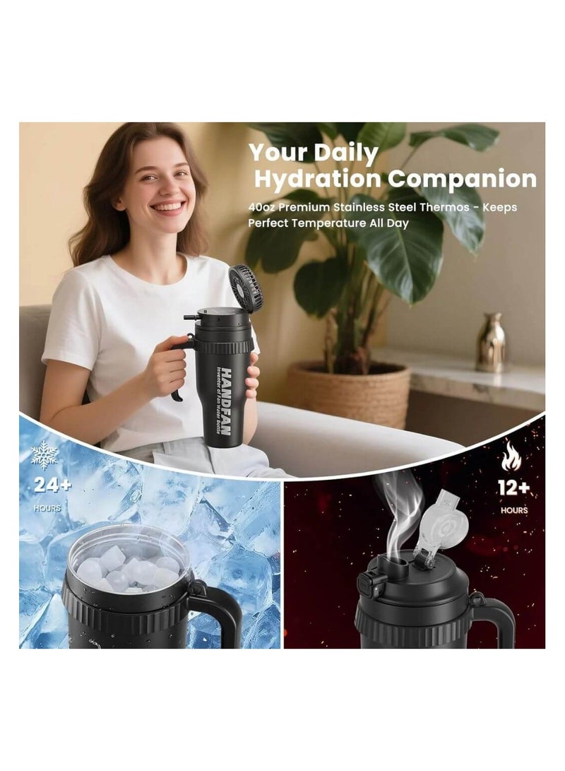 HandFan M440 Portable Water Smart Bottle with Fan - Image 4