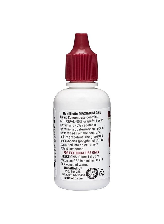 NutriBiotic - Maximum GSE, 1 Oz Liquid | Grapefruit Seed Extract Premium Concentrate with Bioflavonoids | Highly Potent, Vegan, Gluten Free & Non-GMO - Image 3