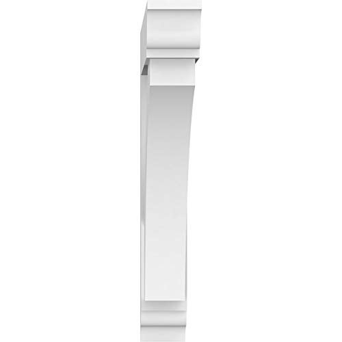 Ekena Millwork BKTP03X24X24THR01 Standard Thorton Architectural Grade with Traditional Ends PVC Brackets, 3"W x 24"D x 24"H - Image 2