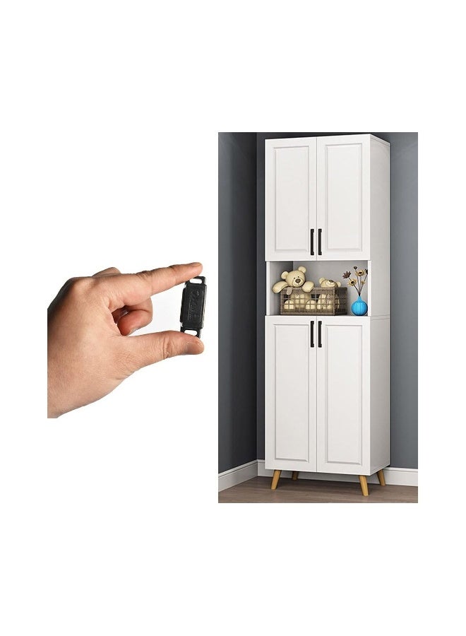12Pack Magnetic Door Catch High Magnetic Plastic Heavy Duty Latch for Kitchen Bathroom Cupboard Wardrobe Closet Closures Cabinet Door Drawer Magnets  - Image 2