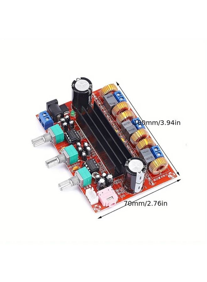TPA3116D2 2 1 Channel 100W Amplifier Board Module Model 802 With Heat Sink - Image 4