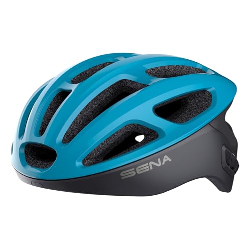 Sena R1 Smart Cycling Helmet (Ice Blue, Small) - Image 5