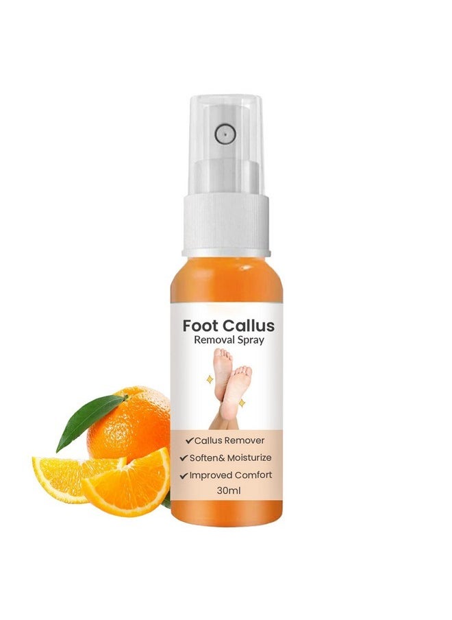 Rosarden - Foot Callus Removal Spray, Foot Peeling Spray, Foot Spray For Dry Cracked Feet, Foot Exfoliating Spray Remove Dead Skin From Feet, Foot Softener Hydrating Nourish, Improve Rough Heels - Image 1