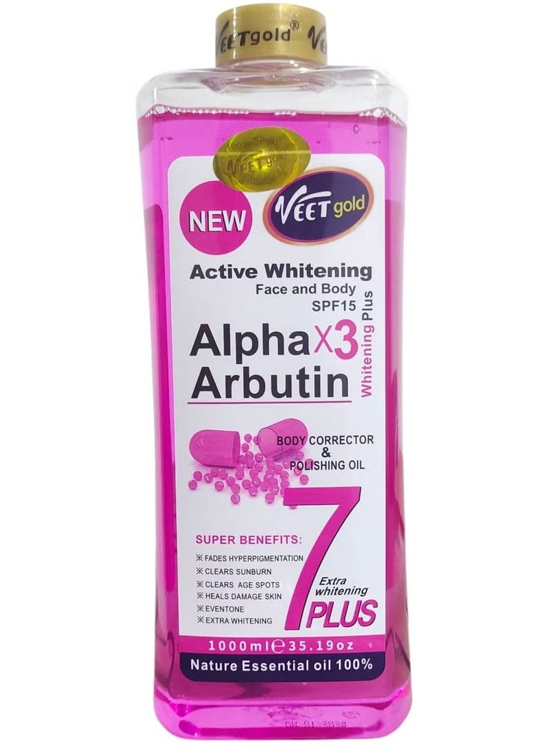 Veet gold Alpha X3 arbutin oil