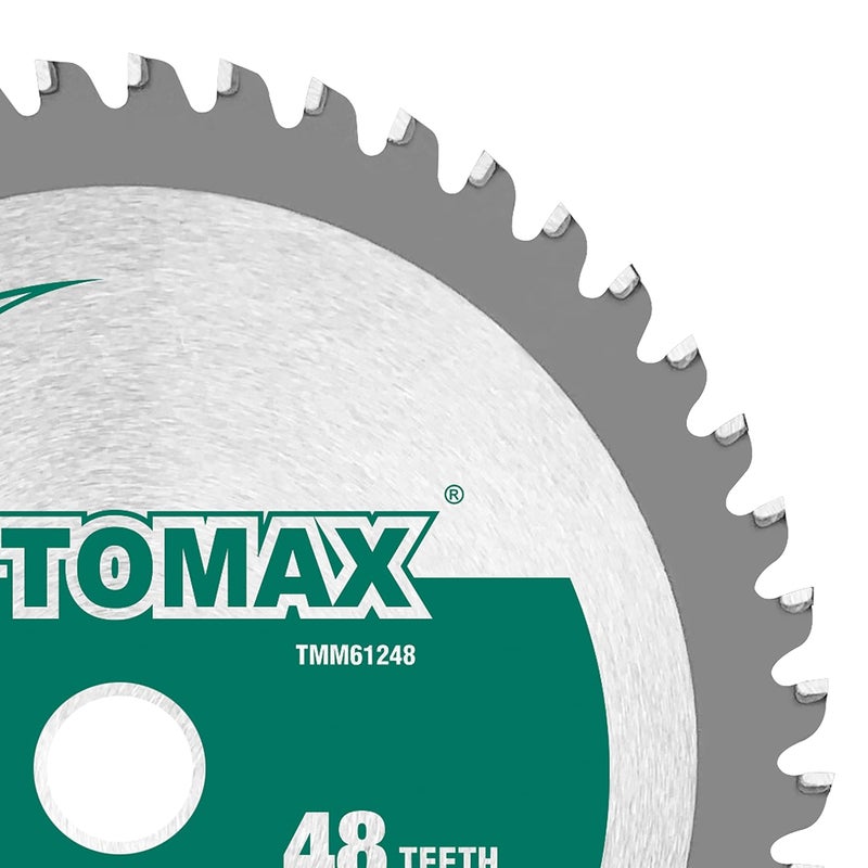 TOMAX 6-1/2-Inch 48 Tooth Industrial Level Steel and Ferrous Metal Saw Blade with 5/8-Inch Arbor - Image 2