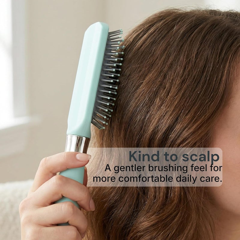 Glitters Travel Handbag Hair Brush - Tangle-Free with Flexible Bristles - Image 5