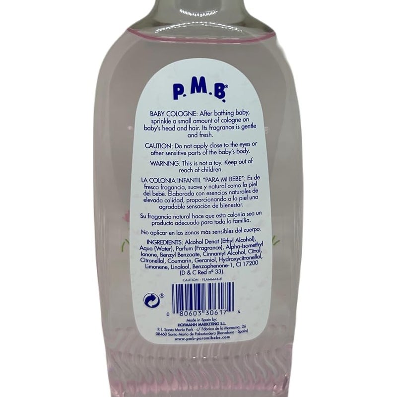 Para Mi Bebe Splash Cologne Girls, 8.30 Ounce - Image 3