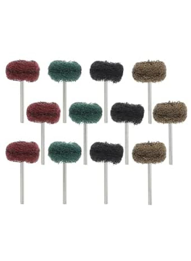 PRETZYOOM 24Pcs Nylon Fiber Drill Buffing Wheels Polishing Discs 3mm Shaft Compact Power Drill Polisher Attachments For Metal Surface Finishing And Detailing - Image 1