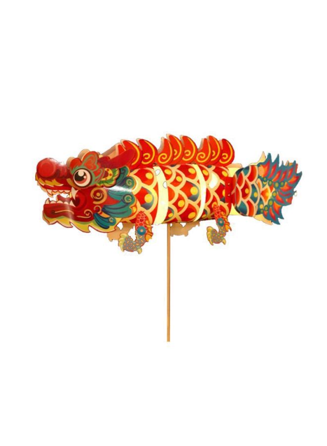 Loquat Children's Luminous Toys For Children's Day, Year's Eve Luminous Fairy Stick 2024 Festival Handmade DIY Dragon Dance Outdoor Dragon Instantaneous Awakening-Color:Year Of The Dragon 【flower Paper Dra - Image 4
