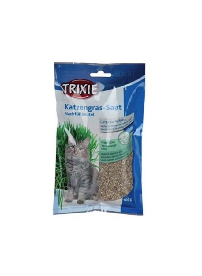 Trixie Cat Grass Refill Bag  Cat 100G