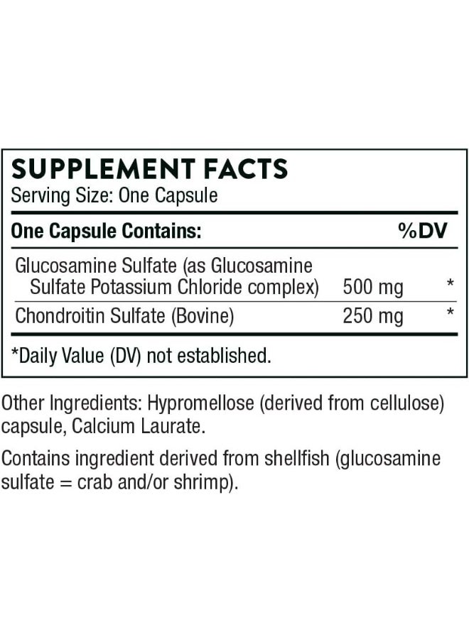 Glucosamine & Chondroitin Support To Maintain Healthy Joint Function And Mobility 90 Capsules