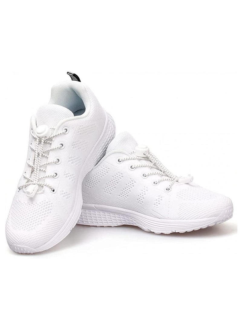 SYOSI 3 Pack Tieless Flat Shoe Laces Replacement for Sneakers,No Tie Elastic Laces with Quick Release,Adjustable Lock Tieless Shoe Laces Replacement for Trainers Walking Hiking All Shoes,120cm - Image 3