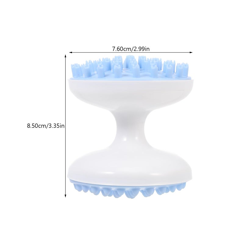 Blue Pet Grooming Brush and Massage Comb for Cats Dogs Hair Removal Bathing Tool - Image 3