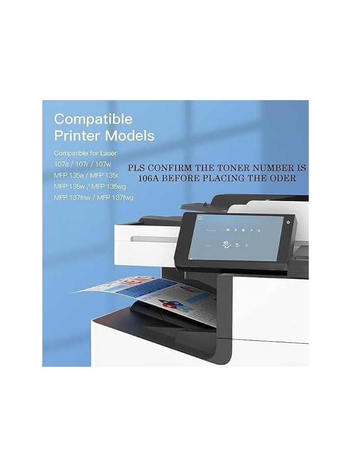Terabyte 106A Compatible Toner Cartridge W1106A for Laser 107 MFP135 MFP137 - Image 2