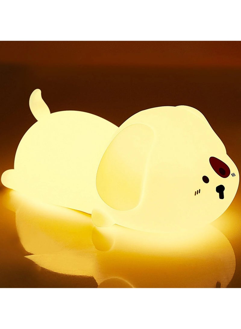 راكسوم مصباح الليلي للأطفال - 3 أوضاع إضاءة، قابل للتعتيم مع مؤقت، تحكم باللمس، ضوء ليلي من السيليكون، قابل لإعادة الشحن عبر USB، ضوء رضاعة لطيف للأطفال - Image 1