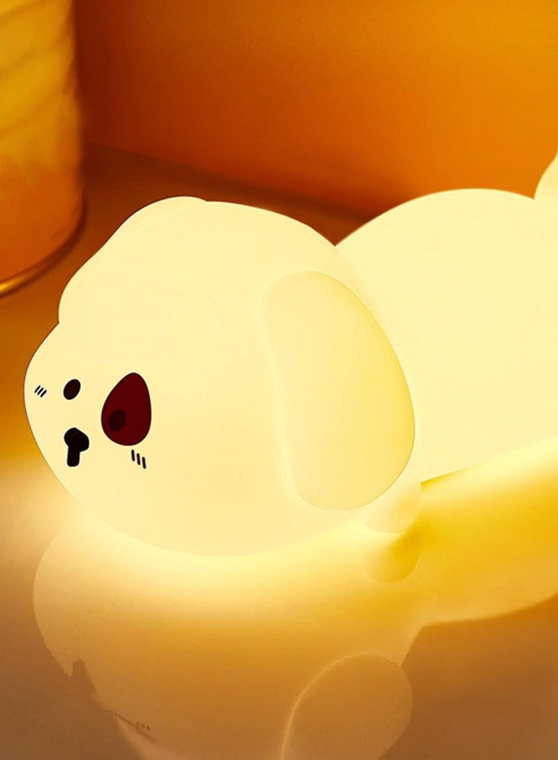 راكسوم مصباح الليلي للأطفال - 3 أوضاع إضاءة، قابل للتعتيم مع مؤقت، تحكم باللمس، ضوء ليلي من السيليكون، قابل لإعادة الشحن عبر USB، ضوء رضاعة لطيف للأطفال - Image 2